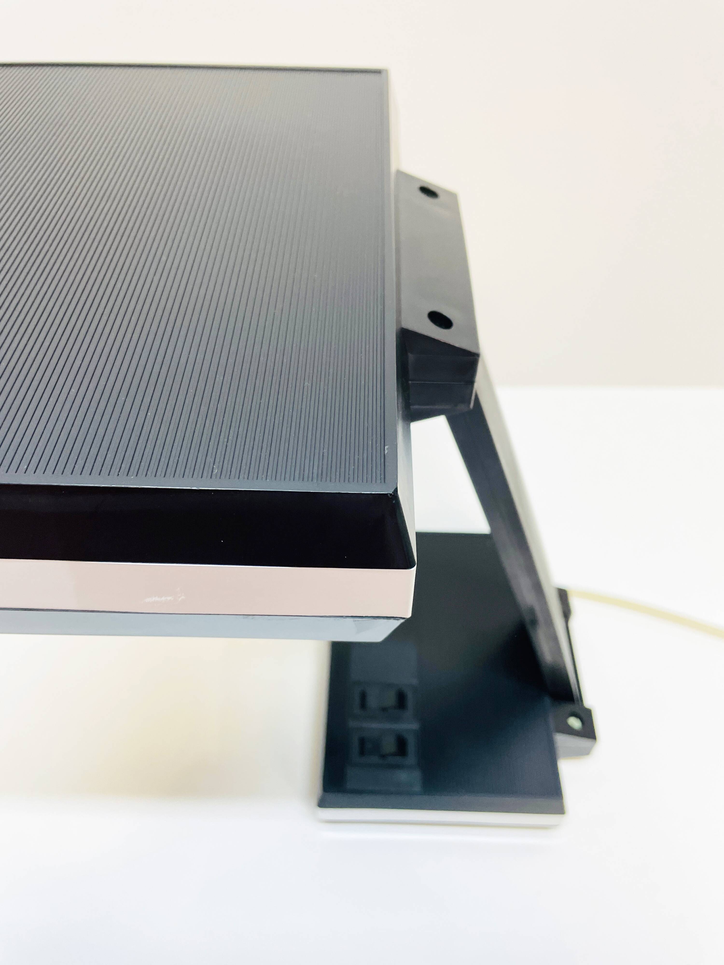 Black Polam desk lamp, 1970s.