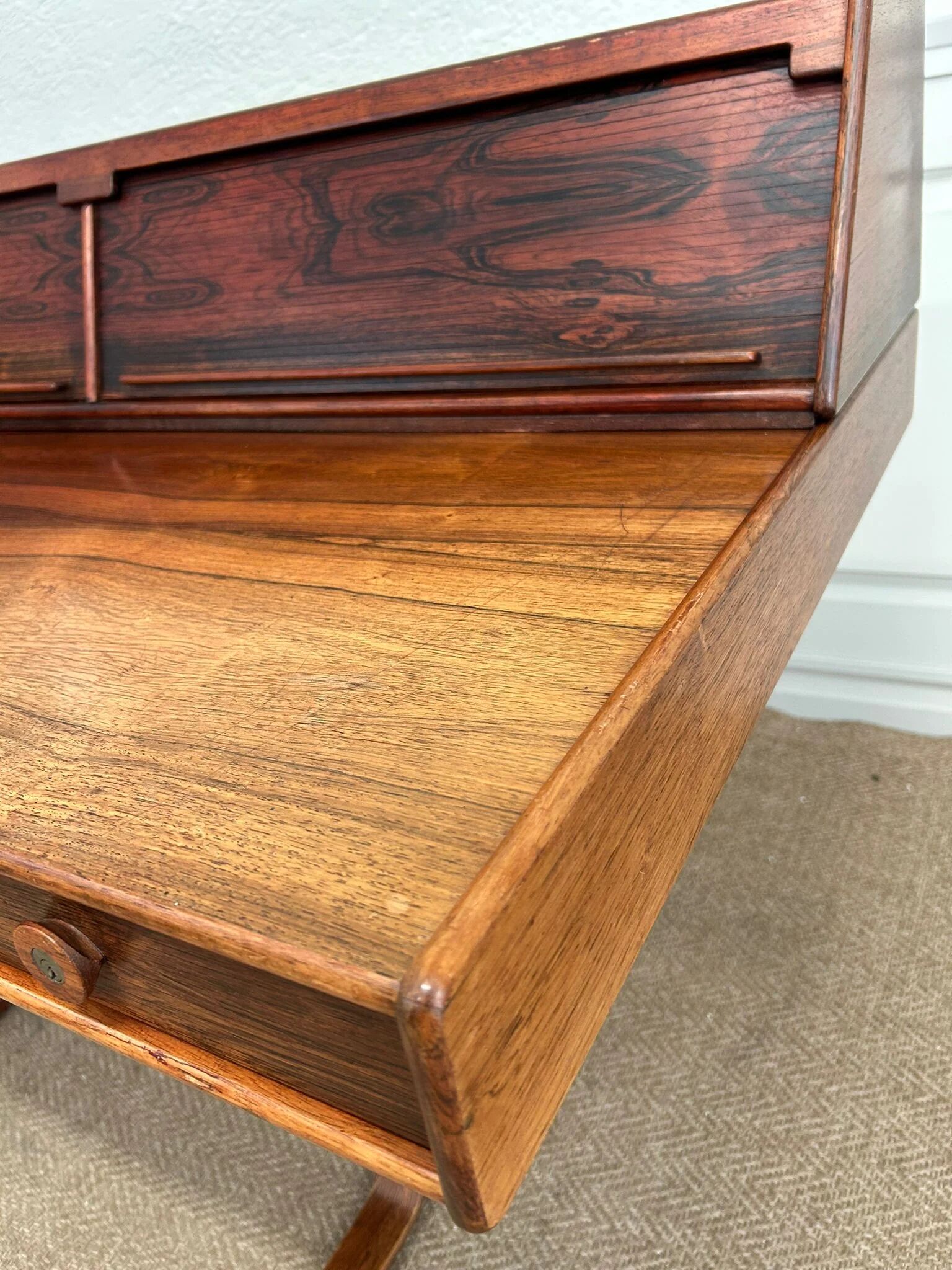 Desk 530 by Gianfranco Frattini for Bernini, Italy, 1950s