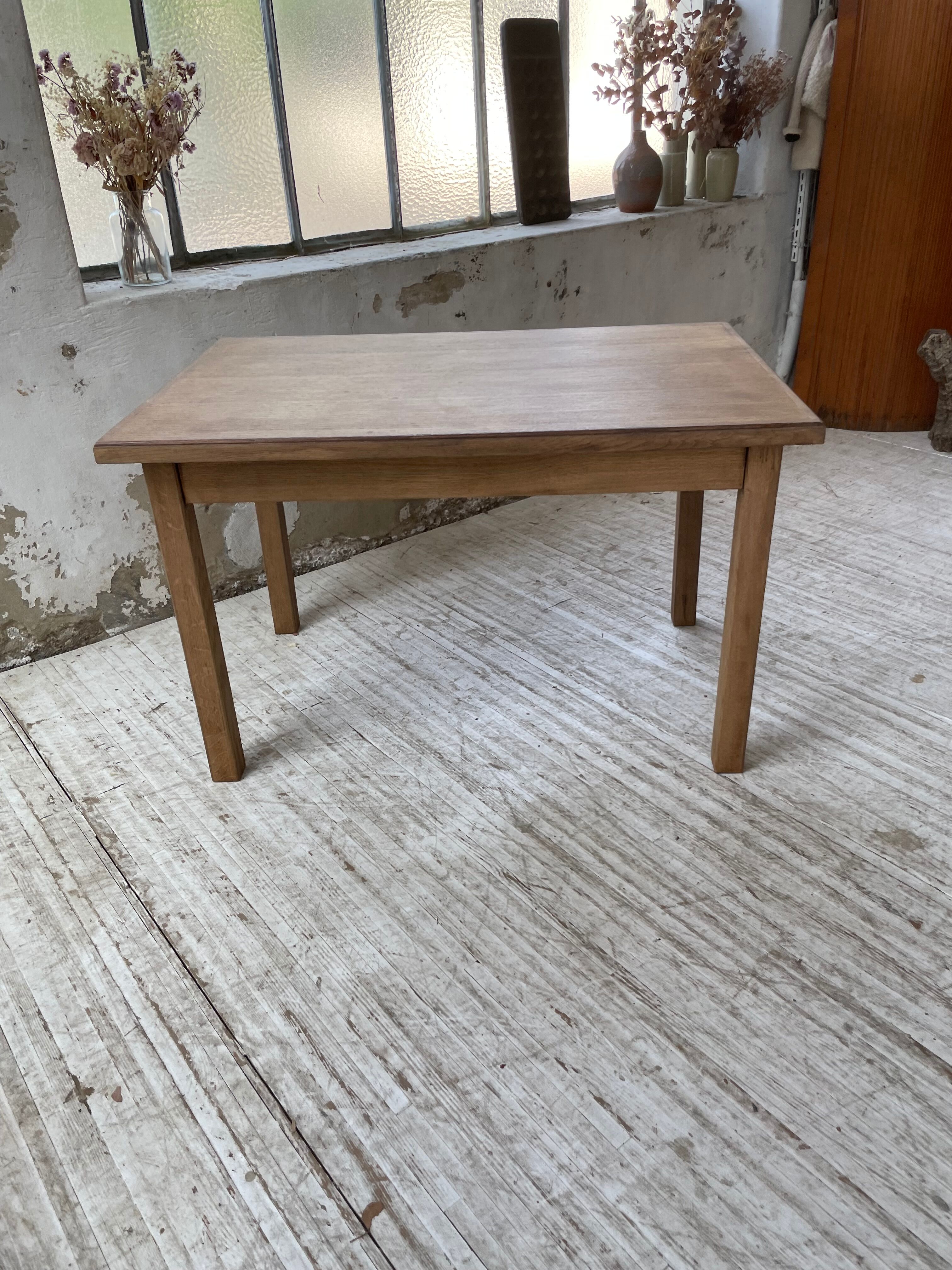 Oak farmhouse table