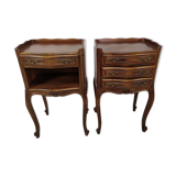 Pair of Louis XV style bedside tables