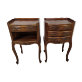 Pair of Louis XV style bedside tables