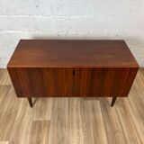 Vintage Scandinavian mid-length rosewood sideboard, 60s
