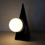 Pyramid lamp in ceramics 70s/80s