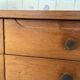 Vintage elm wood cabinet