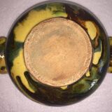 glazed terracotta bowl