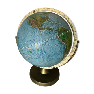 Ancient globe Scan-Globe A/S Denmark - in relief