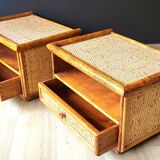 Roger Maugrion bedside tables for Roche Bobois 80s'