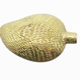 Vintage partitioned brass trinket bowl