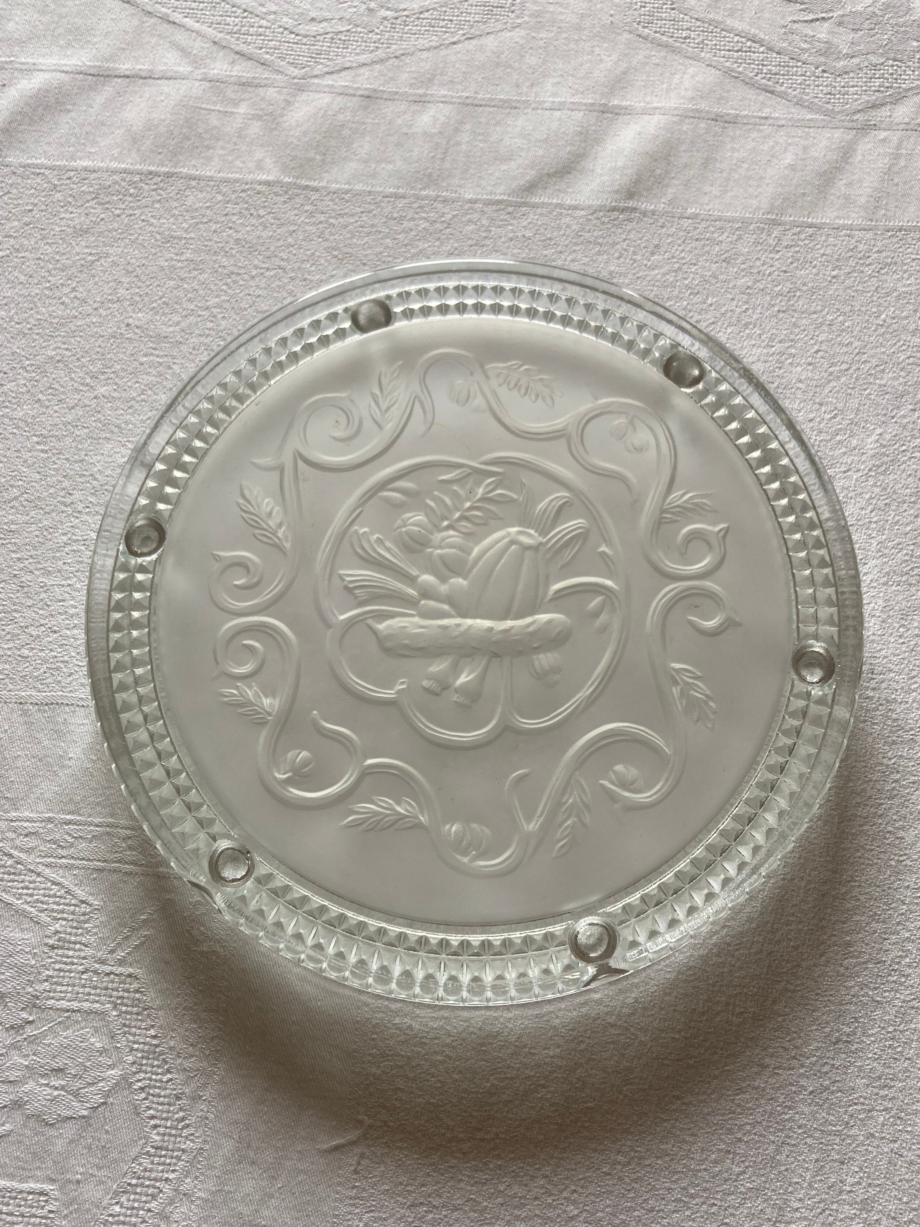 30s sandblasted glass coaster