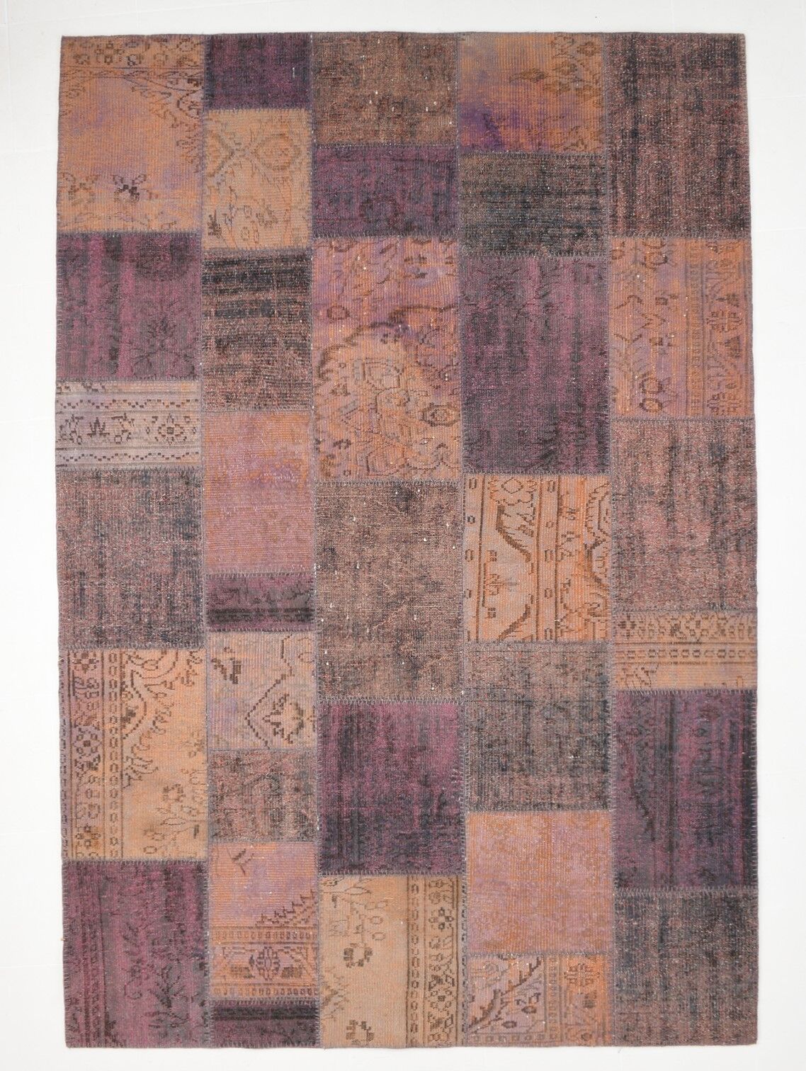 7x10 copper tones oversize farmhouse rug 303x208cm