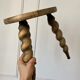 Wooden tripod stool