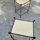 Pair of Provencal style bedside table