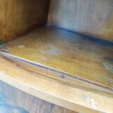 Bedside table marble top art-deco style