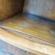Bedside table marble top art-deco style