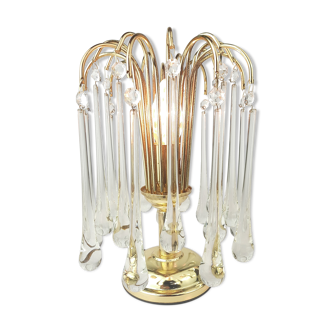Murano glass waterfall drop lamp