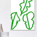Illustration "Feuilles vertes"