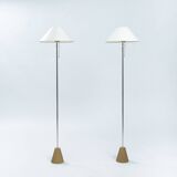 Peter Ghyczy floor lamp, brass, set of 2