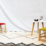 Carpet beni ouarain 100% virgin wool makes a new hand 140x220cm