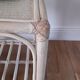 Rattan side table / bedside table 50s-60s