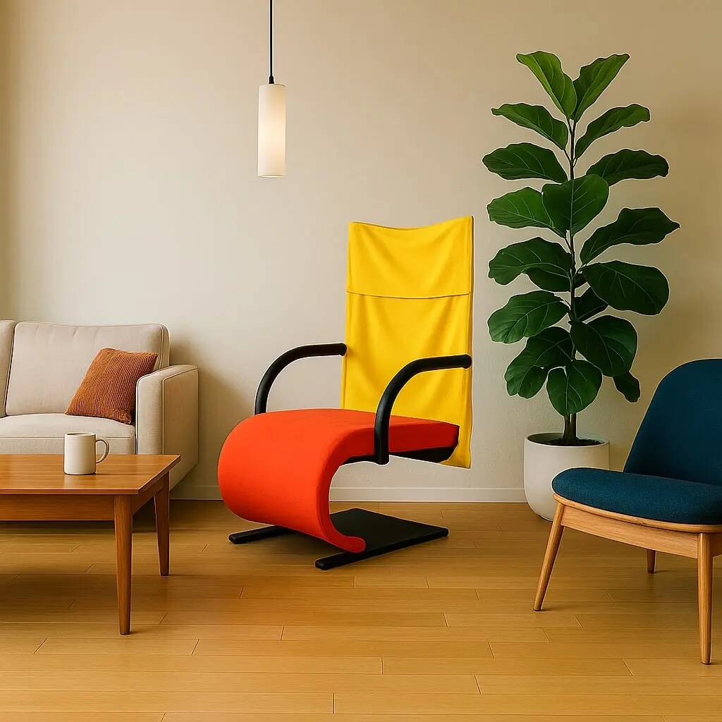 Vintage armchair from the 1980s, Ligne Roset Zen design by Claude Brisson.