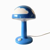 Vintage Skojig blue mushroom lamp - clouds - Ikea