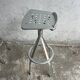 Industrial aluminium bar stools – set of 6