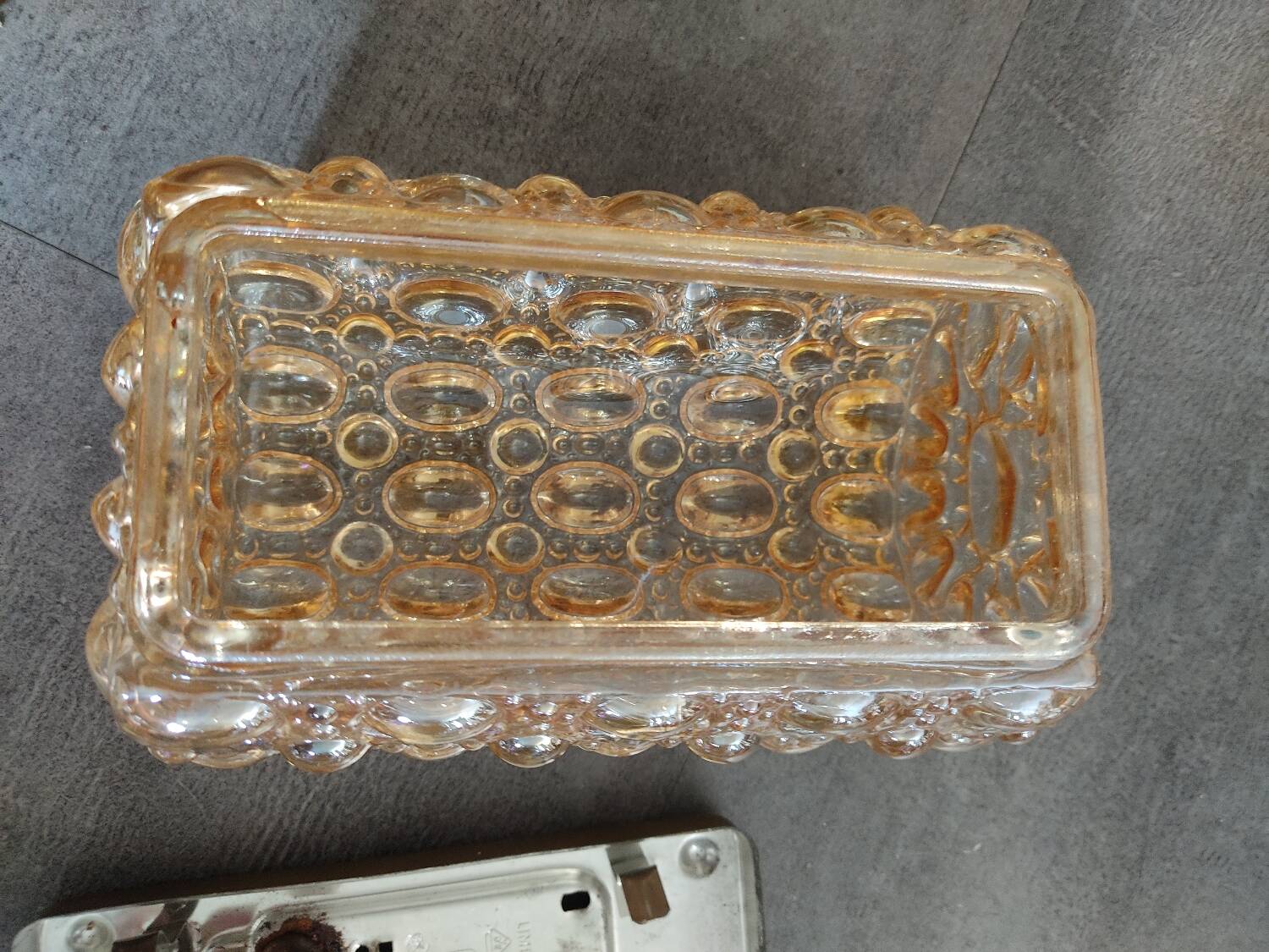 Limburg vintage amber wall light