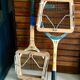 Pair of vintage tennis rackets