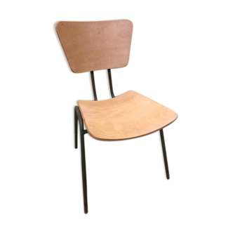 Tube and wood Stella school chair