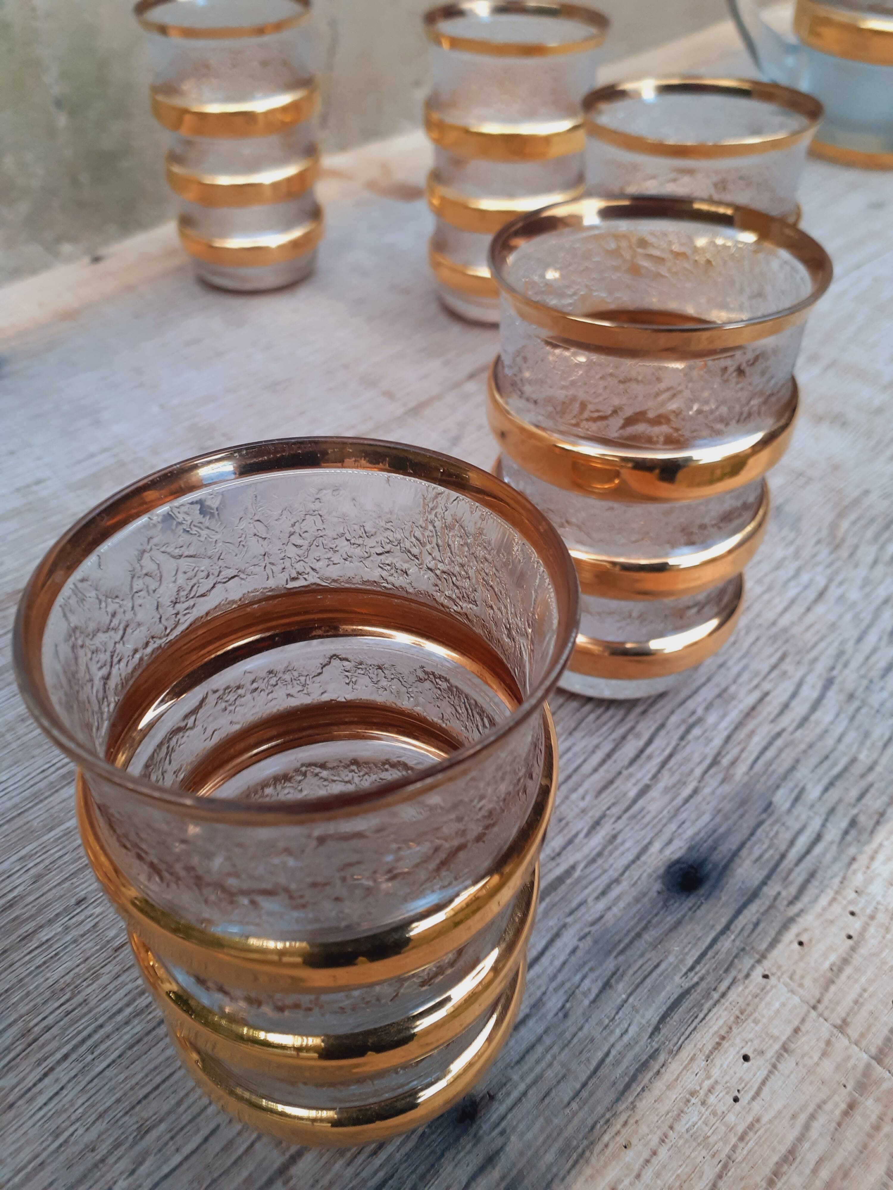 Vintage 1950s orangeade set
