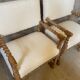 Paire de fauteuil refait