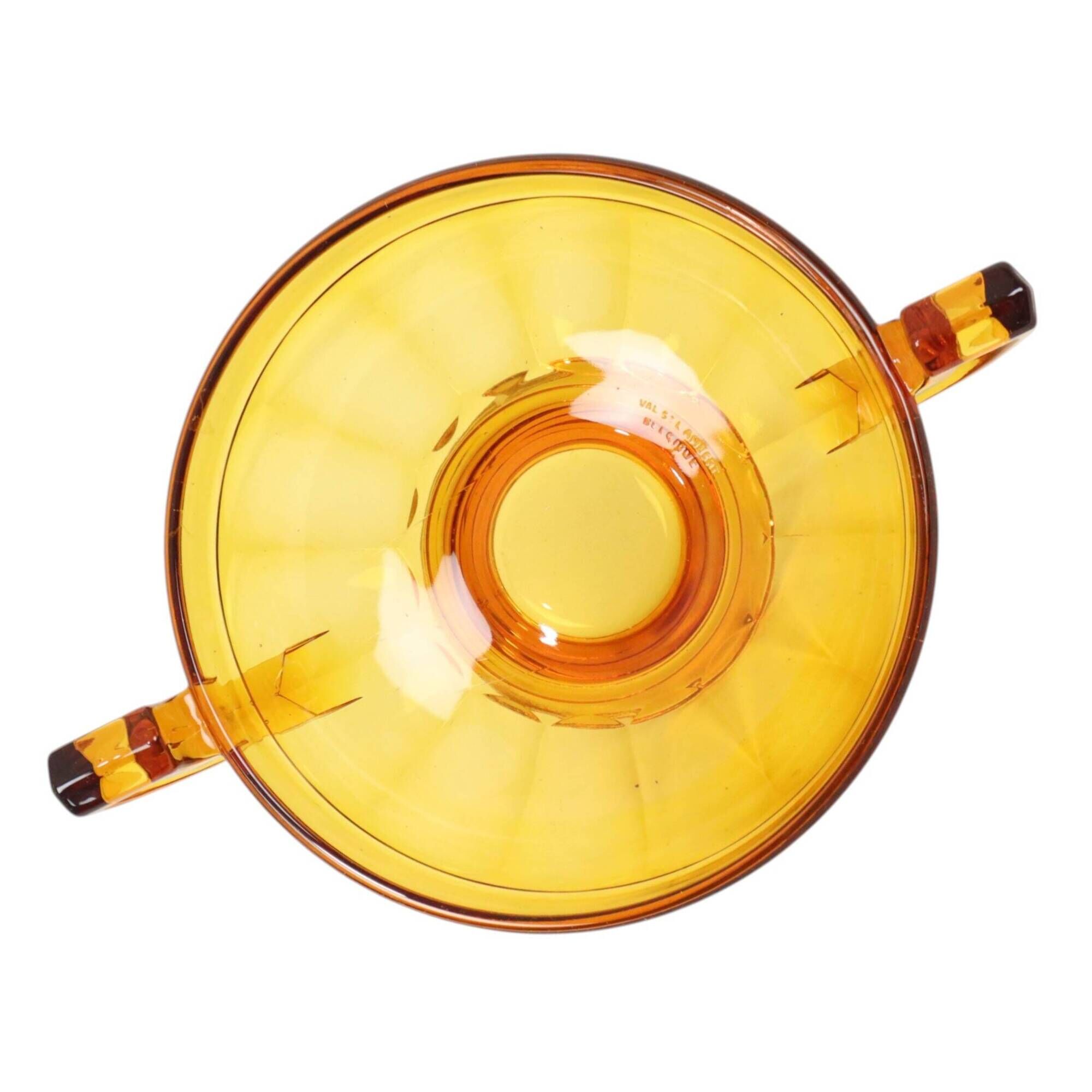 Art Deco Val Saint Lambert 'Noémie' Fruit Bowl (Luxval), 1935