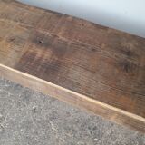 Vintage workshop bench 1960s solid wood