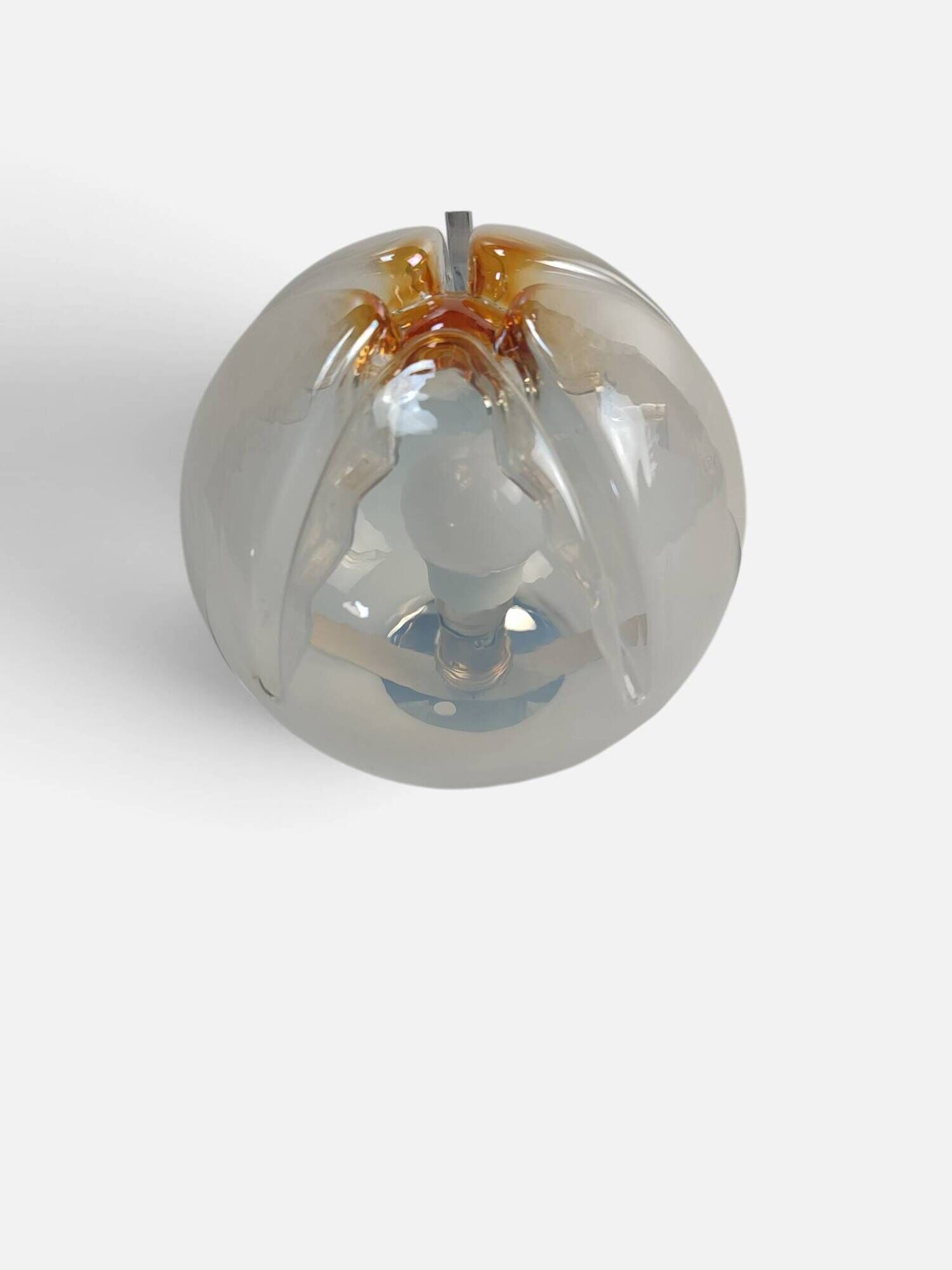 Space Age wall light in chrome and Murano glass by Mazzega – Years