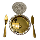 Caviar service in 24-carat gold frame, Fabiora – Paris