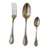 Set of 12 cutlery Christofle, Marly model