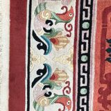 Tapis ancien chinois laine fait main 154x254 cm