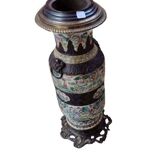 A Chinese famille rose porcelain vase called 'from Nanking' 19th century 55cm