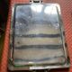 Rectangular silver metal top