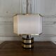 Lampe italienne Romeo Rega en laiton et laque XXe