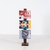 Vintage magazine holder in solid teak