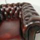 Armchair chesterfield mahogany leather English style