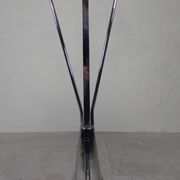 Standing chrome lamp in Art Deco style, Jules Dewaele Brussels, 1950