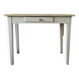 Small old wooden table