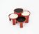Nest tables model 780 by Gianfranco Frattini for Cassina, 1960s.