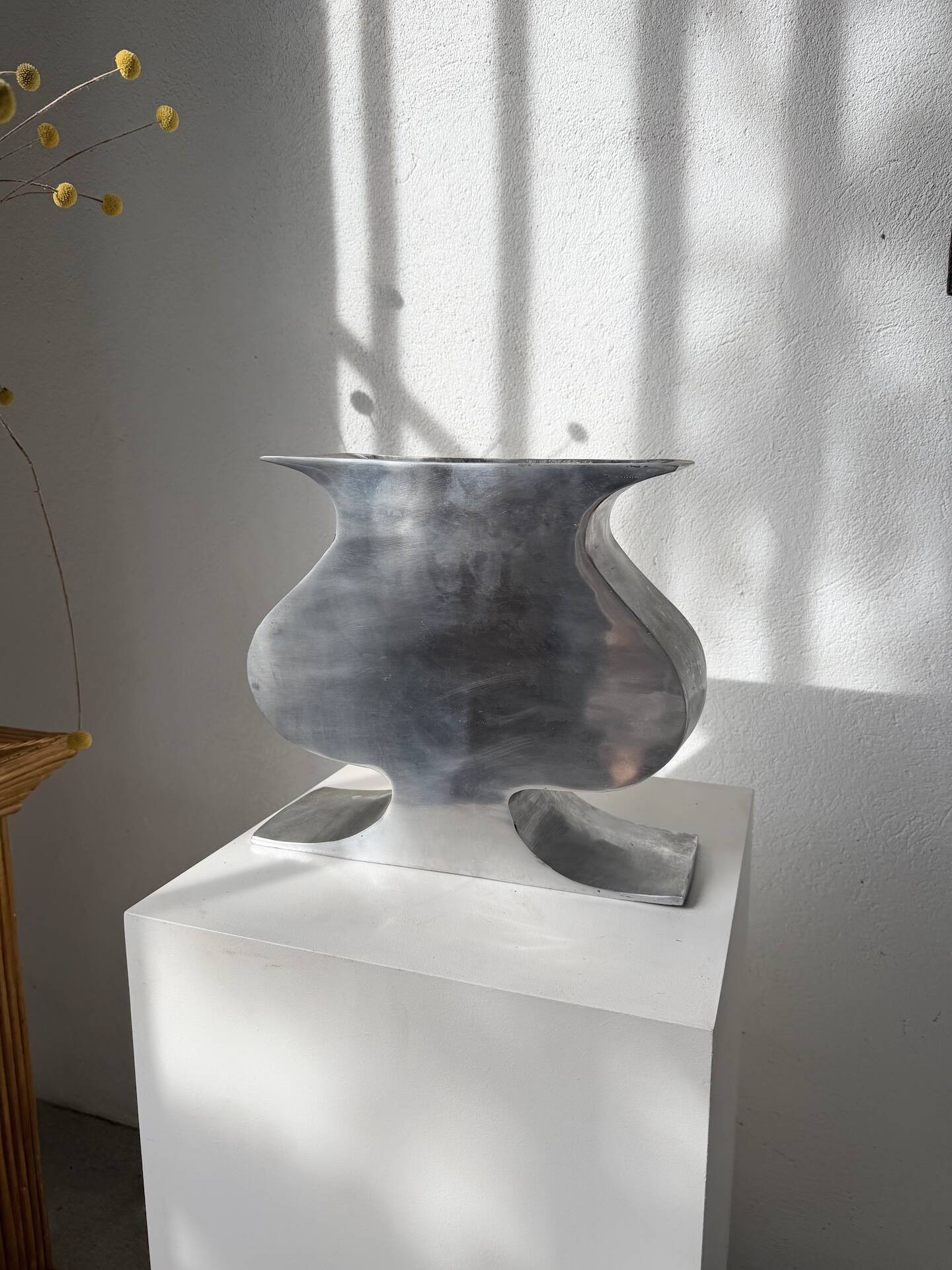 Vase fonte d’aluminium