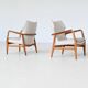 A. Madsen and H. Schubell Karen lounge chairs Bovenkamp Netherlands 1960