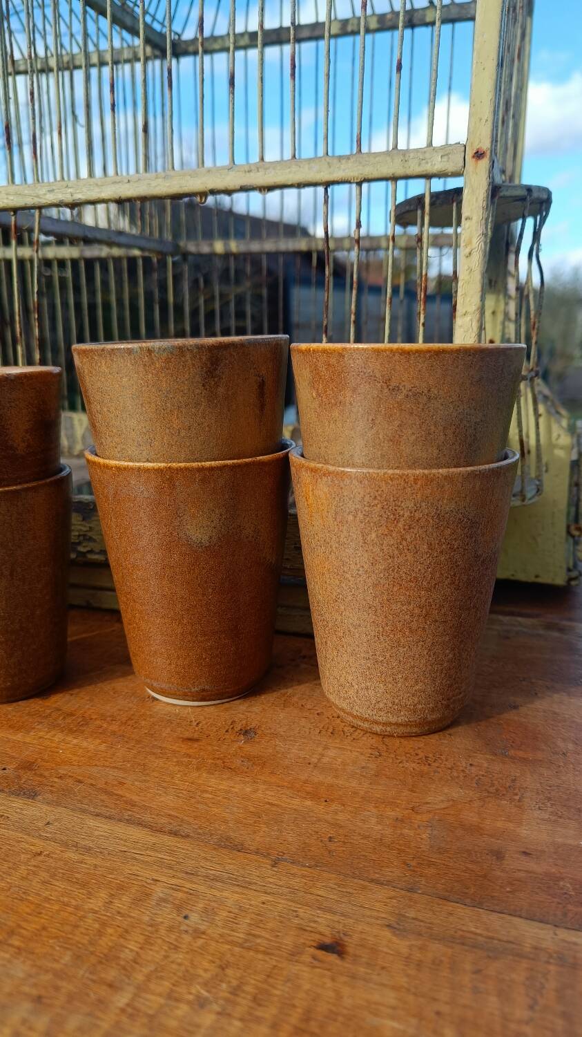 Digoin stoneware mugs