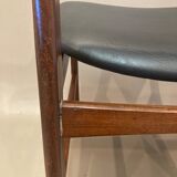 Set of 4 chairs "Scandinavian design" 1950.