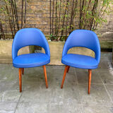 Pair of conference chairs by Eero Saarinen, Knoll